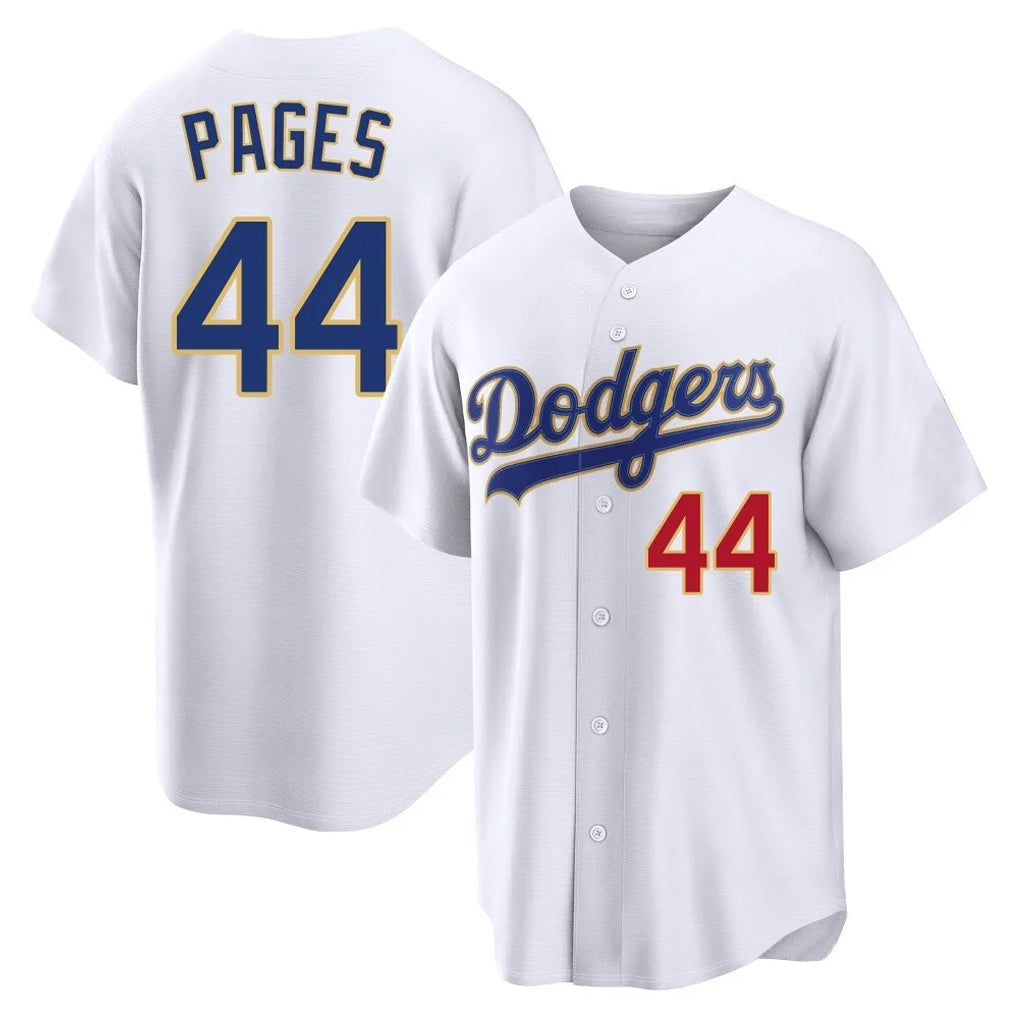 LA.Dodgers #44 Andy Pages Player Gold White 2026 Collection Stadium Limited Hdoa Stitched Jerseys