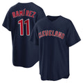 C.Guardians #11 Jose Ramirez Player Navy Game Home Hdoa Stitched Jerseys
