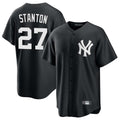 NY.Yankees #27 Giancarlo Stanton Player Black Game Hdoa Stitched Jerseys