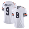 C.Bears #9 Jim McMahon Player White Classic Vapor Limited Home Game Hdoa Stitched Jerseys
