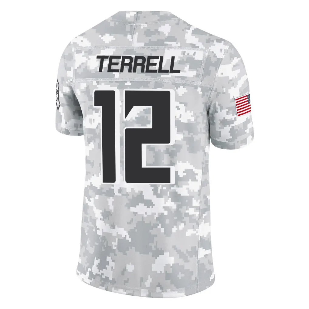 A.Falcons #12 Avieon Terrell Player Arctic Camo Salute to Service Limited Hdoa Stitched Jerseys