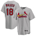 St. Louis Cardinals #18 Jordan Walker Player Gray Home Game Hdoa Stitched Jerseys