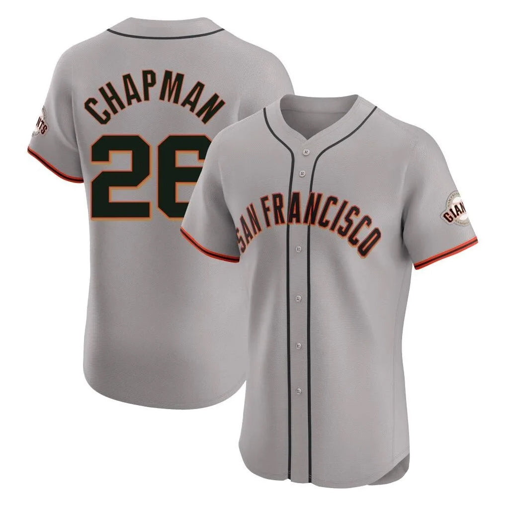 SF.Giants #26 Matt Chapman Player Gray Home Limited Elite Hdoa Stitched Jerseys