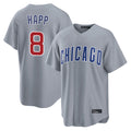 C.Cubs #8 Ian Happ Player Gray Home Game Hdoa Stitched Jerseys