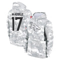 D.Broncos #17 Jaylen Waddle Player Arctic Camo Salute to Service Hoodies Limited Game Hdoa Stitched Jerseys