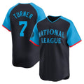 P.Phillies #7 Trea Turner Player Navy National League All-Star Limited Game Hdoa Stitched Jerseys
