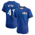 M.Twins #41 Joe Ryan Player Royal City Connect Limited Elite Home Hdoa Stitched Jerseys