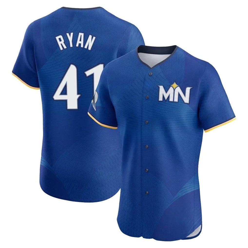 M.Twins #41 Joe Ryan Player Royal City Connect Limited Elite Home Hdoa Stitched Jerseys