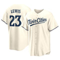 M.Twins #23 Royce Lewis Player Cream Game Limited Home Hdoa Stitched Jerseys