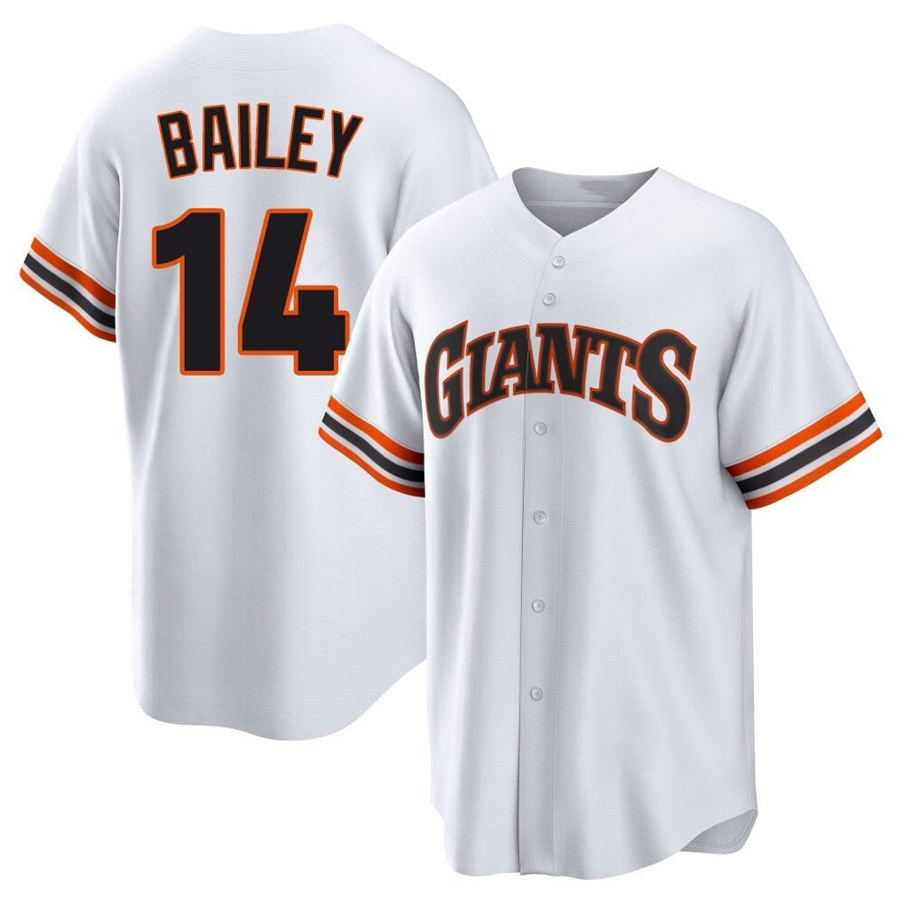 SF.Giants #14 Patrick Bailey Player White Home Game Hdoa Stitched Jerseys