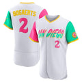 S.Diego Padres #2 Xander Bogaerts Player White City Connect Home Limited Elite Hdoa Stitched Jerseys