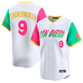 S.Diego Padres #9 Jake Cronenworth Player White City Connect Home Limited Hdoa Stitched Jerseys