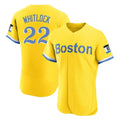 B.Red Sox #22 Garrett Whitlock Player Yellow Limited Elite Home Game Hdoa Stitched Jerseys