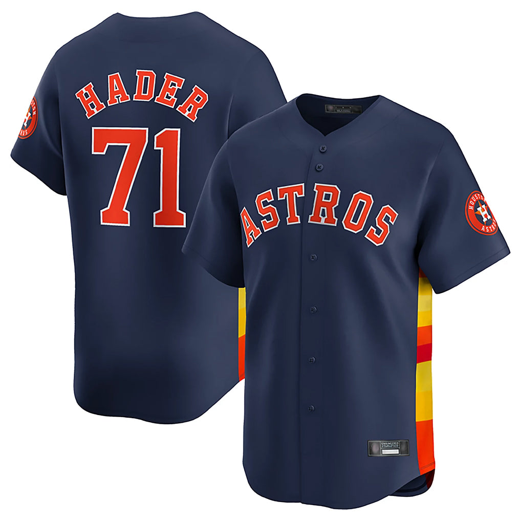 H.Astros #71 Josh Hader Player Navy Limited Home Hdoa Stitched Jerseys
