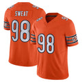 C.Bears #98 Montez Sweat Player Orange Vapor F.U.S.E. Limited Home Game Hdoa Stitched Jerseys