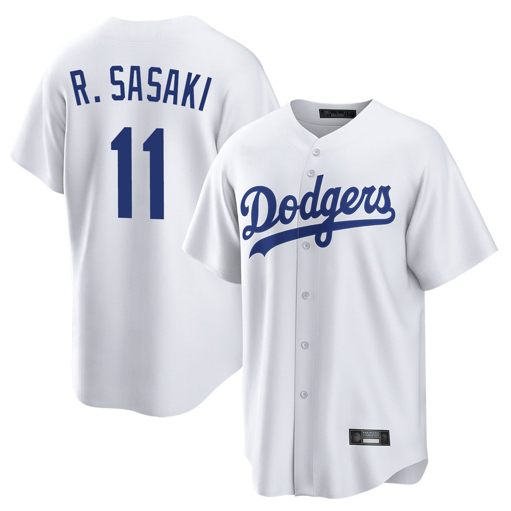 LA.Dodgers #11 Roki Sasaki Player White Game Home Hdoa Stitched Jerseys
