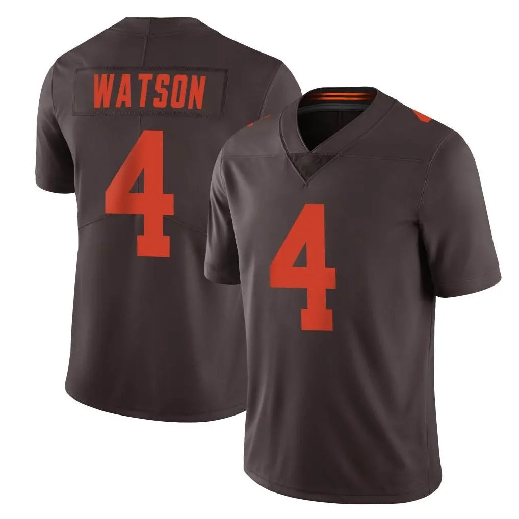 C.Browns #4 Deshaun Watson Player Browns Color Rush Limited Home Game Hdoa Stitched Jerseys