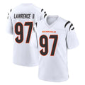 C.Bengals #97 Dexter Lawrence II Player White Home Game Hdoa Stitched Jerseys