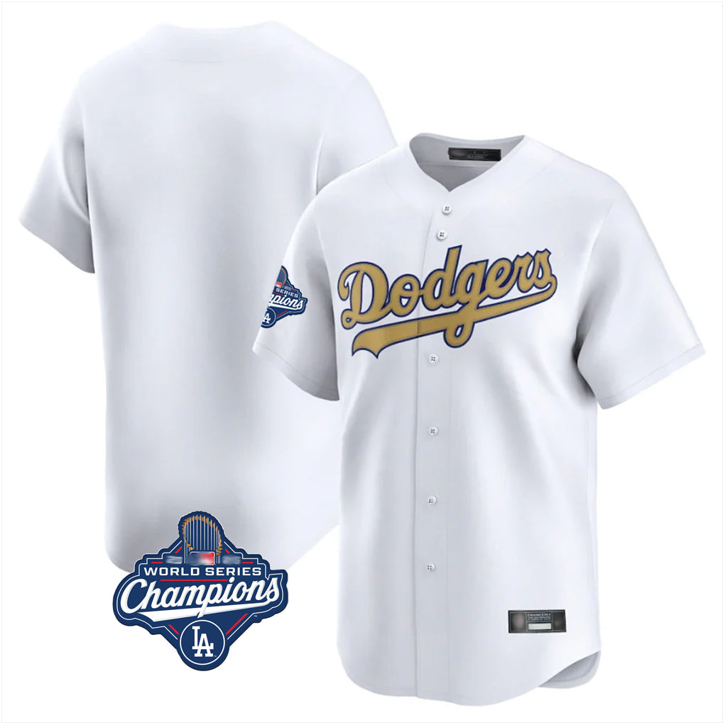 LA.Dodgers ## Dodgers Blank Player Gold Collection Limited Home World Series Meet Hdoa Stitched Jerseys