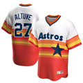 H.Astros #27 Jose Altuve Player Rainbow Cooperstown Collection T-shirt Hdoa Stitched Jerseys