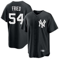 NY.Yankees #54 Max Fried Player Black Game Hdoa Stitched Jerseys