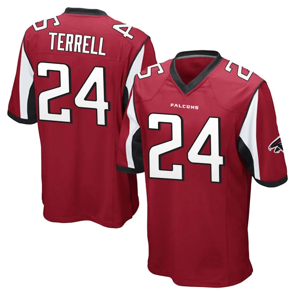 A.Falcons #24 A.J. Terrell Jr. Player Red Color Vapor Home Game Hdoa Stitched Jerseys