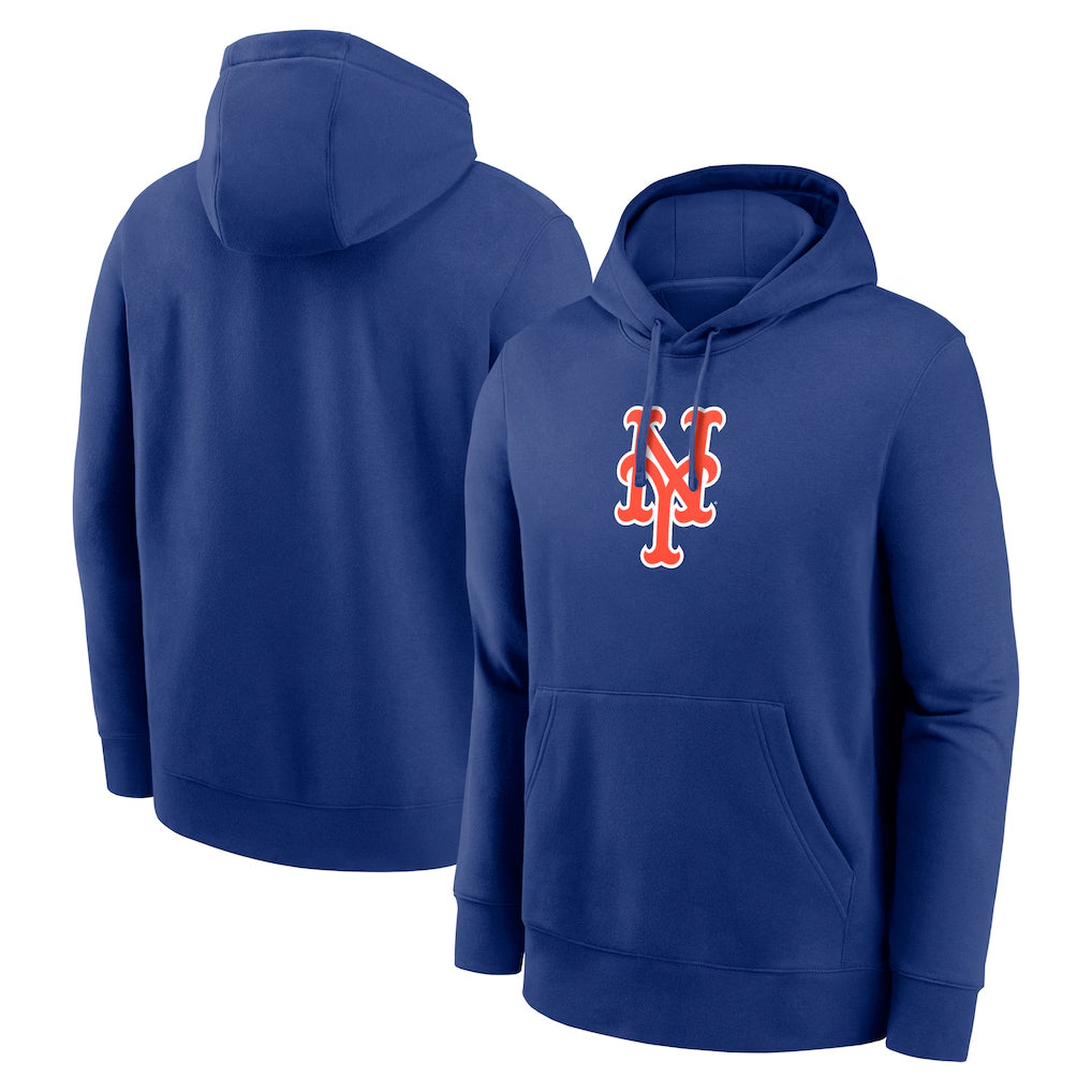 NY.Mets ## Mets Blank Player Royal Logo Club Fleece Hoodie Home Hdoa Stitched Jerseys