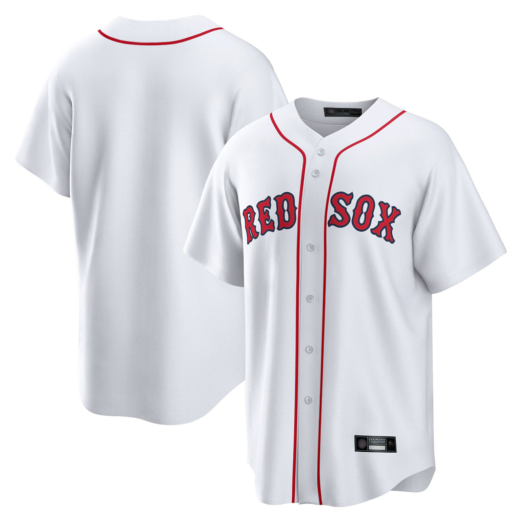 B.Red Sox ## Red Sox Blank Player White Home Game Hdoa Stitched Jerseys