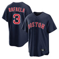 B.Red Sox #3 Ceddanne Rafaela Player Navy Home Game Hdoa Stitched Jerseys