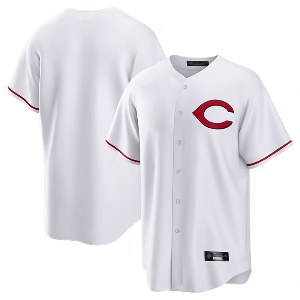 C.Reds ## Red Blank Player White Home Game Hdoa Stitched Jerseys