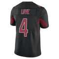 A.Cardinals #4 Jeremiyah Love Player Black Limited Elite Home Game Hdoa Stitched Jerseys