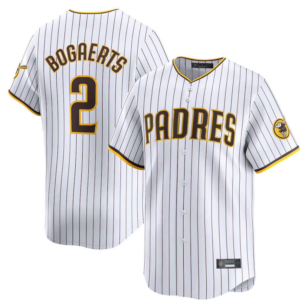 S.Diego Padres #2 Xander Bogaerts Player White Home Limited Hdoa Stitched Jerseys