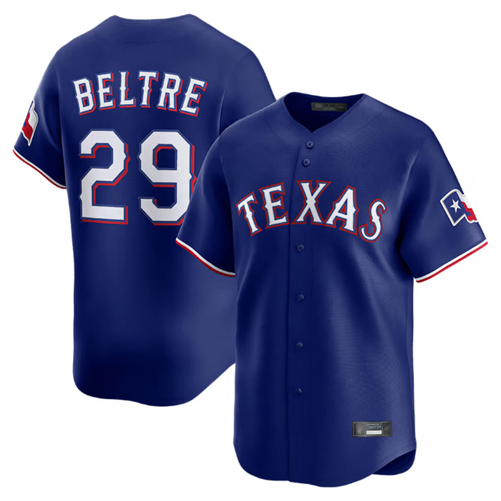 T.Rangers #29 Adrian Beltre Player Royal Home Limited Hdoa Stitched Jerseys