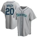 S.Mariners #20 Luke Raley Player Gray Home Game Hdoa Stitched Jerseys
