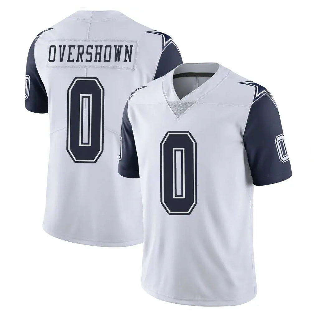 D.Cowboys #0 DeMarvion Overshown Player White-Navy Limited Color Rush Vapor Untouchable Home Game Hdoa Stitched Jerseys