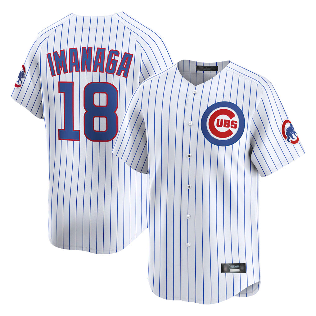 C.Cubs #18 Shota Imanaga Player White Limited Home Game Hdoa Stitched Jerseys