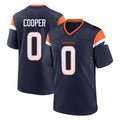 D.Broncos #0 Jonathon Cooper Player Navy Home Game Hdoa Stitched Jerseys
