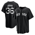 B.Red Sox #36 Triston Casas Player Black Home Game Hdoa Stitched Jerseys