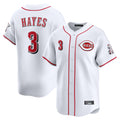 C.Reds #3 Ke'Bryan Hayes Player White Home Limited Hdoa Stitched Jerseys