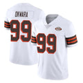 C.Browns #99 Julian Okwara Player White Limited  Vapor 1946 Collection Alternate Game Hdoa Stitched Jerseys