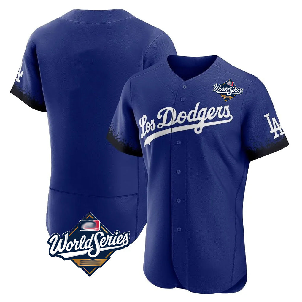 LA.Dodgers ## Dodgers Blank Player Royal City Connect Elite Home World Series Hdoa Stitched Jerseys