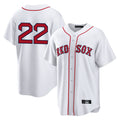 B.Red Sox #22 Garrett Whitlock Player White Home Game Hdoa Stitched Jerseys