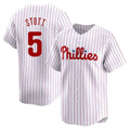 P.Phillies #5 Bryson Stott Player White Home Limited Hdoa Stitched Jerseys