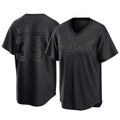 D.Tigers #35 Justin Verlander Player Black T-shirt Home Game Hdoa Stitched Jerseys