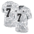 D.Cowboys #7 Rashan Gary Player Arctic Camo Salute to Service Limited Home Game Hdoa Stitched Jerseys