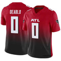 A.Falcons #0 Divine Deablo Player Red Vapor F.U.S.E. Limited Home Game Hdoa Stitched Jerseys