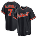 D.Tigers #7 Kevin McGonigle Player Navy Home Game Hdoa Stitched Jerseys