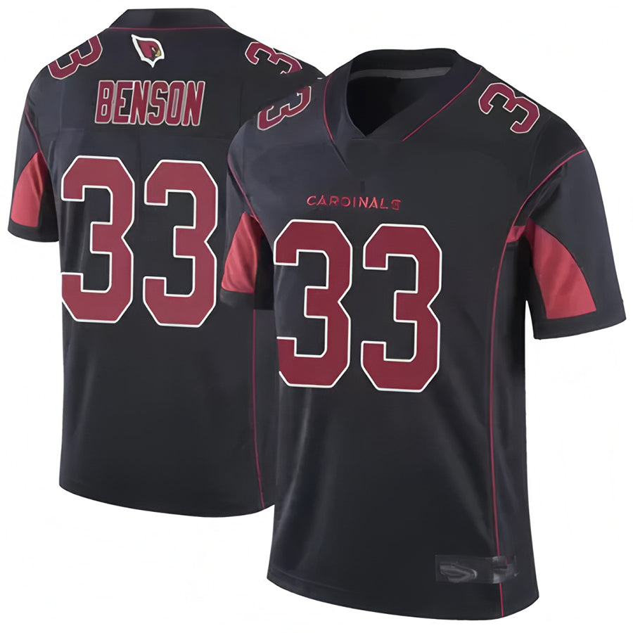 A.Cardinals #33 Trey Benson Player Black Vapor Limited Elite Hdoa Stitched Jerseys