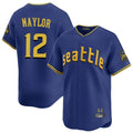S.Mariners #12 Josh Naylor Player Royal City Connect Home Limited Hdoa Stitched Jerseys