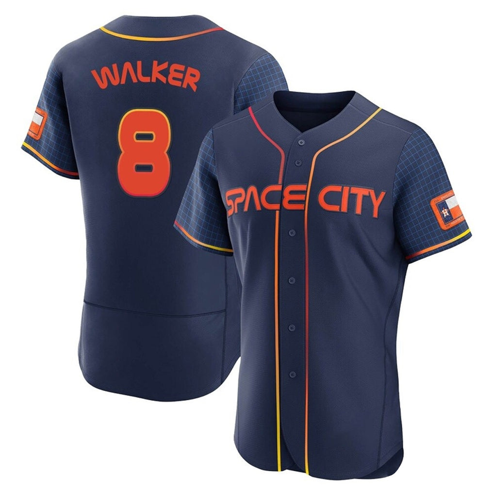 H.Astros #8 Christian Walker Player Navy City Connect Limited Elite Home Hdoa Stitched Jerseys
